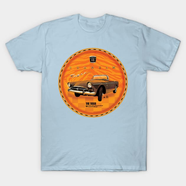 Sunbeam Tiger T-Shirt by Midcenturydave